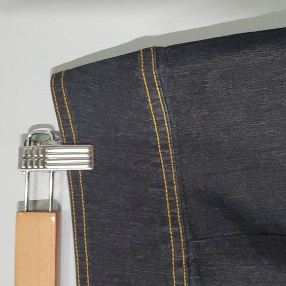 BisouBisou skirt women's size 12 black false pockets - Picture 7 of 16